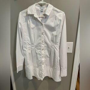Carmen Marc Valvo Cream Blouse